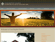 Tablet Screenshot of coanbaptist.com